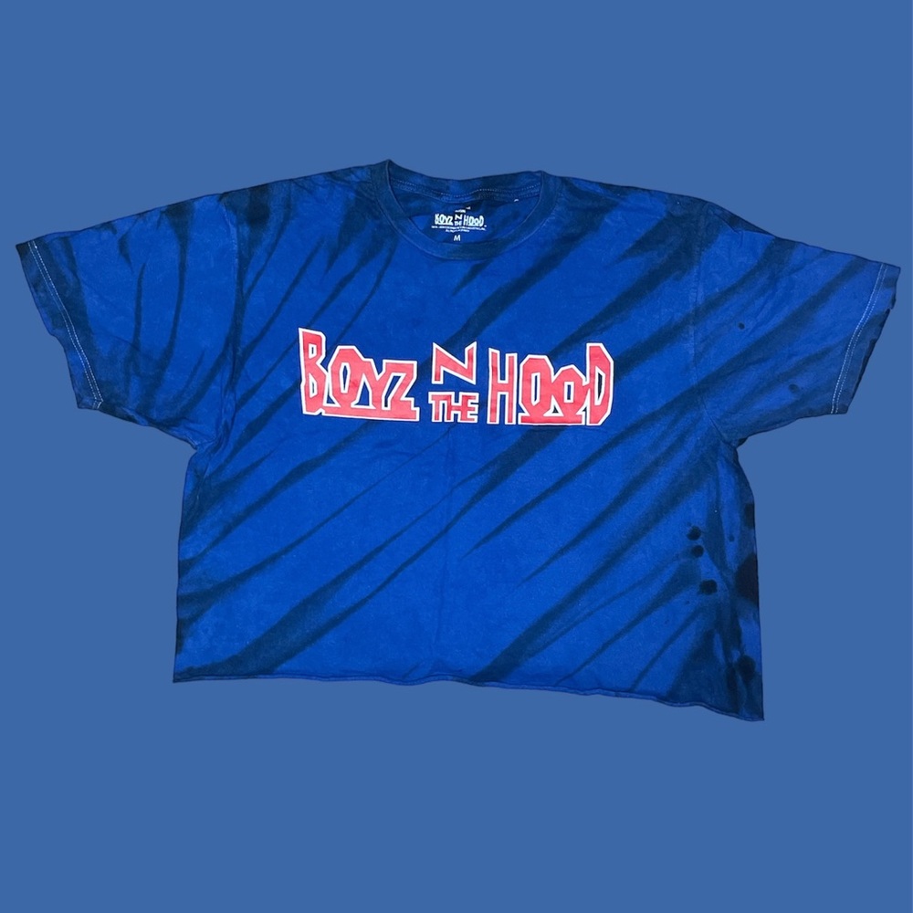 BLUE CROP TOP